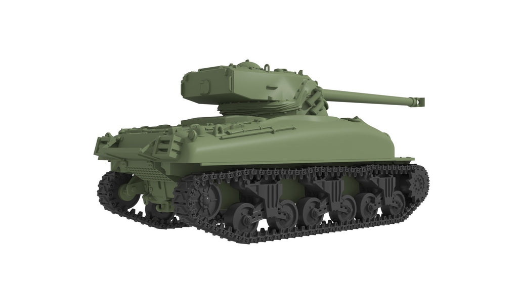 SSMODEL 1/700 M4A1 FL10 French medium tank resin model kit TSS7000356
