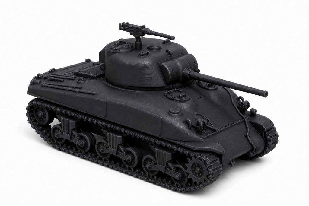 SSMODEL 1/350 M4A1 Sherman Late US Medium Tank Resin MODEL KIT TSS3500203