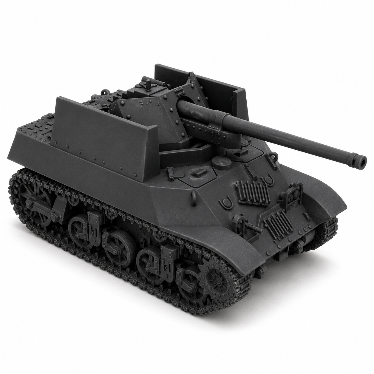 SSMODEL 1/350 M3A3 with Pak 40 Yugoslav light tank Resin Model Kit TSS3500269 — detail view 2
