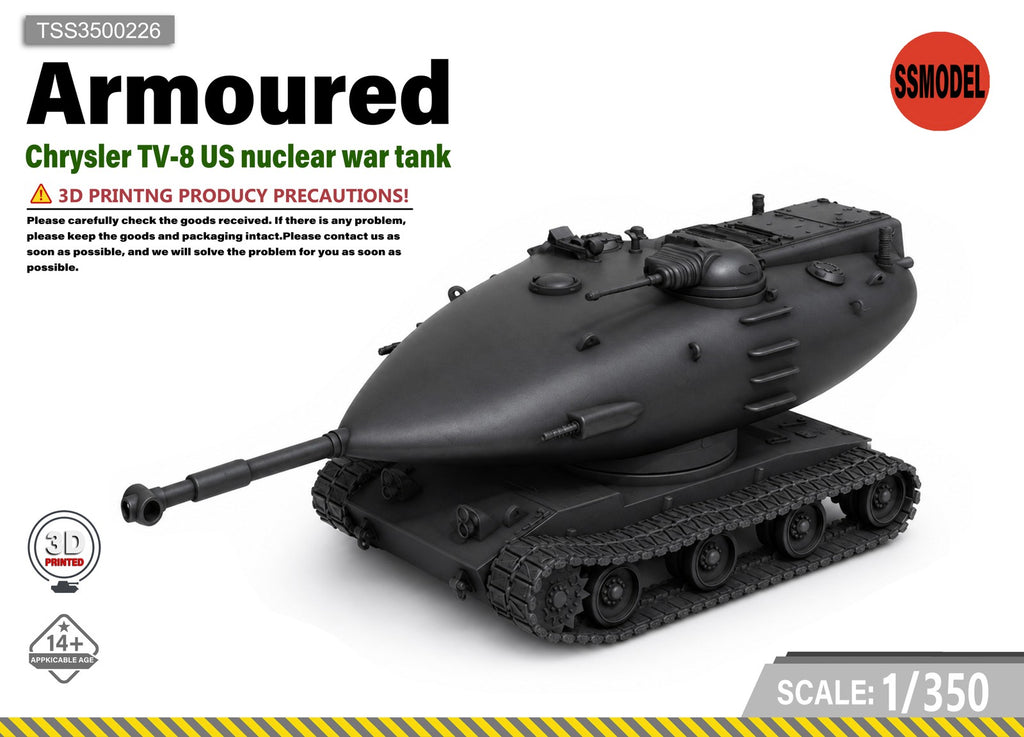 SSMODEL 1/350 TV-8 US Concept Tank Resin MODEL KIT TSS3500226