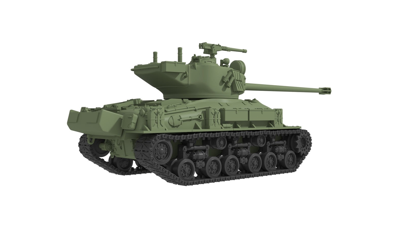 SSMODEL 1/350 M51 Sherman Medium Tank Resin MODEL KIT TSS3500240 — detail view 4