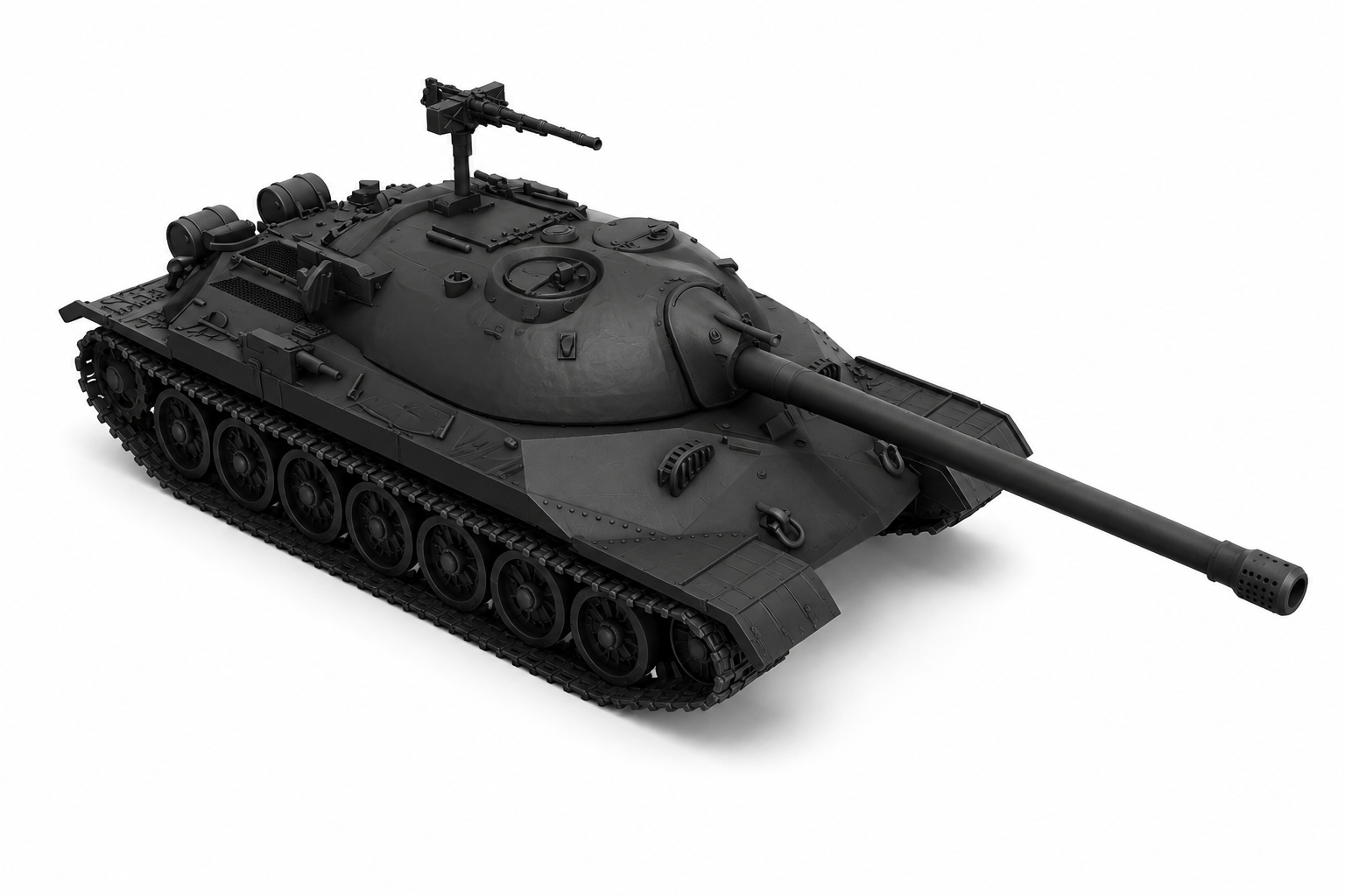 SSMODEL 1/700 IS-7 Tank Resin Model Kit TSS7000563 — detail view 2