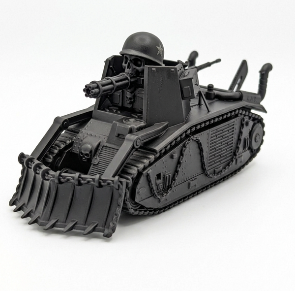 SSMODEL 1/100 WW2 France Char B1 Cyberpunk Heavy Tank Resin Model Kit TSS1001206