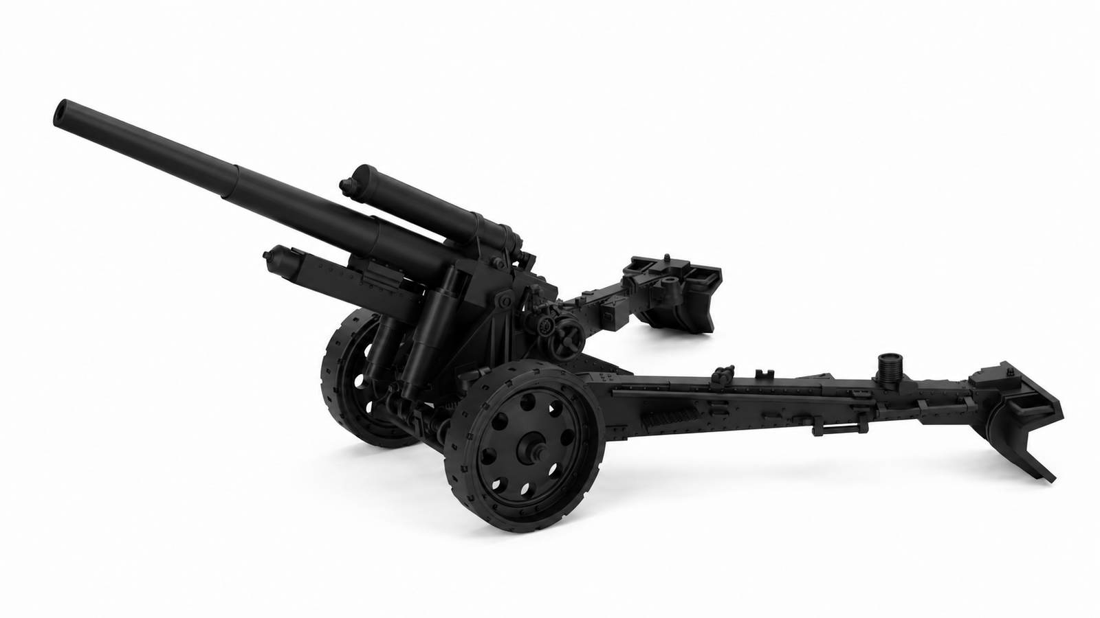 SSMODEL 1/56 15cm sFH 18 Schwere Feldhaubitze 18 Resin MODEL KIT TSS0561435 — scale model kit