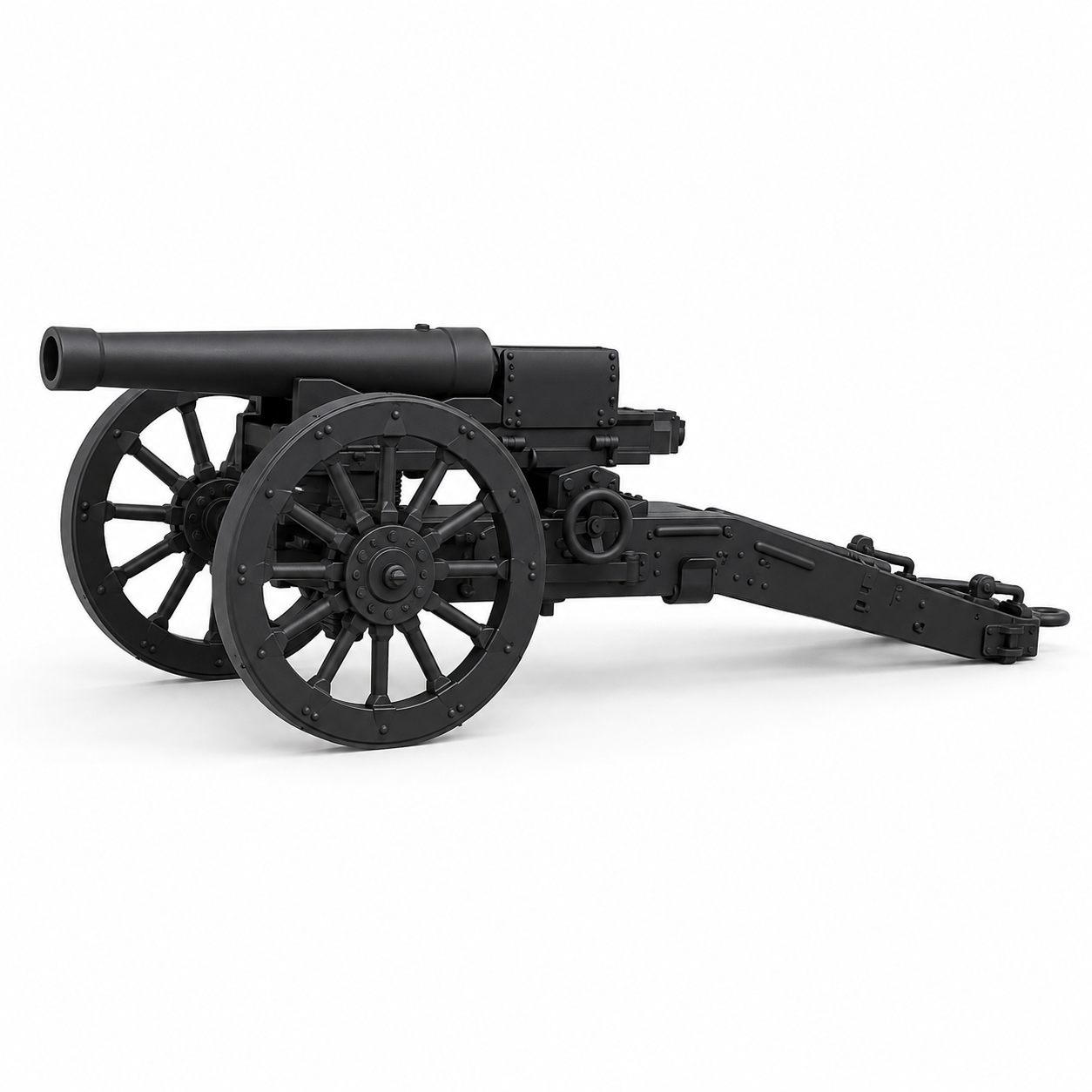 SSMODEL 1/200 65mm L-17 Mountain Gun Tank Resin Model Kit TSS2000747 — scale model kit