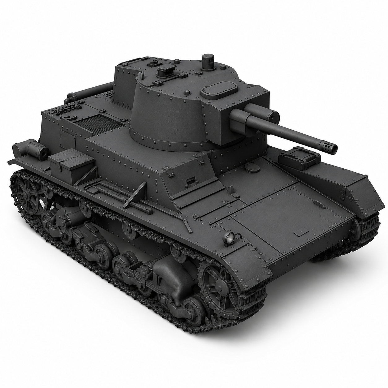 SSMODEL 1/700 7TP JW Tank Resin Model Kit TSS7000535 — detail view 2