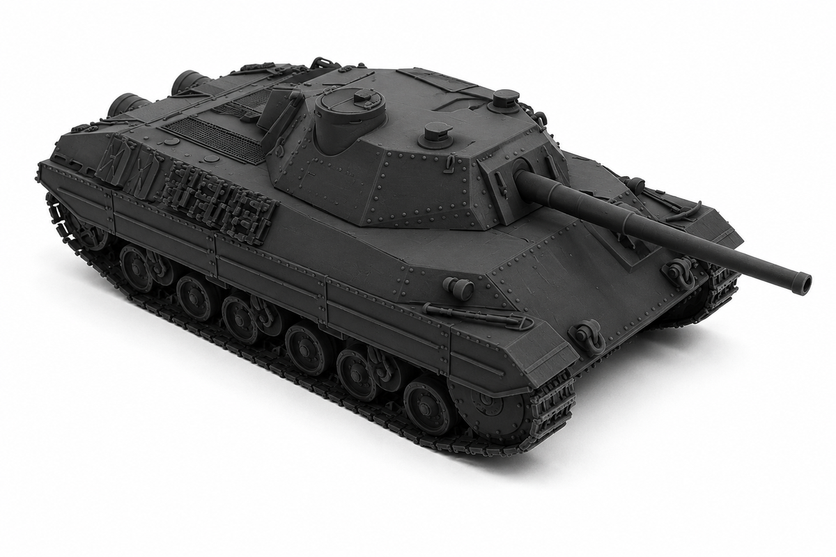 SSMODEL 1/144 P 43 Ter Fictional Heavy AFV Armored Vehicle Model Kit TSS1440482