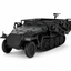 SSMODEL 1/200 Sd.Kfz.251/1 II Ausf.C Stuka Zu Fuss Resin MODEL KIT TSS2000938