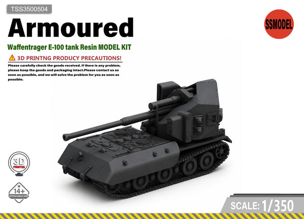 SSMODEL 1/350 Waffentrager E-100 tank Resin MODEL KIT TSS3500504