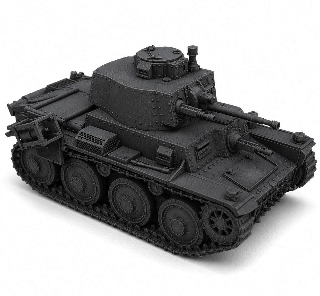 SSMODEL 1/350 Pz.Kpfw. 38 (t) mit Wurfrahmen 40 German WWII tank Resin Model Kit
