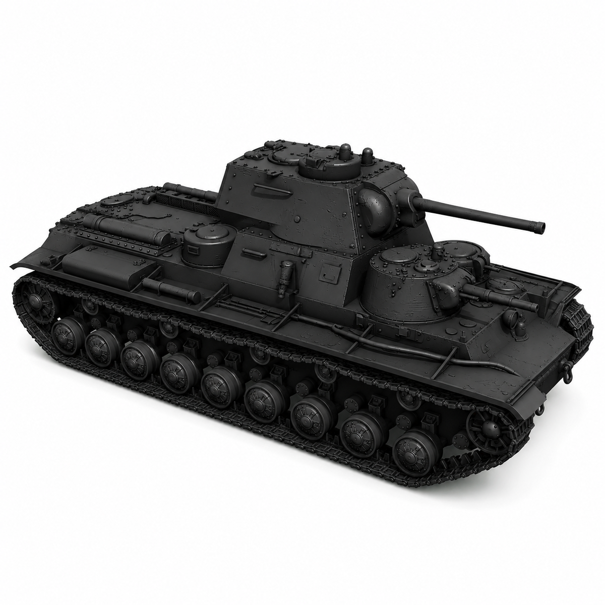 SSMODEL 1/100 KV-35 Soviet fictional superheavy tank Resin MODEL KIT TSS1000457 — detail view 2