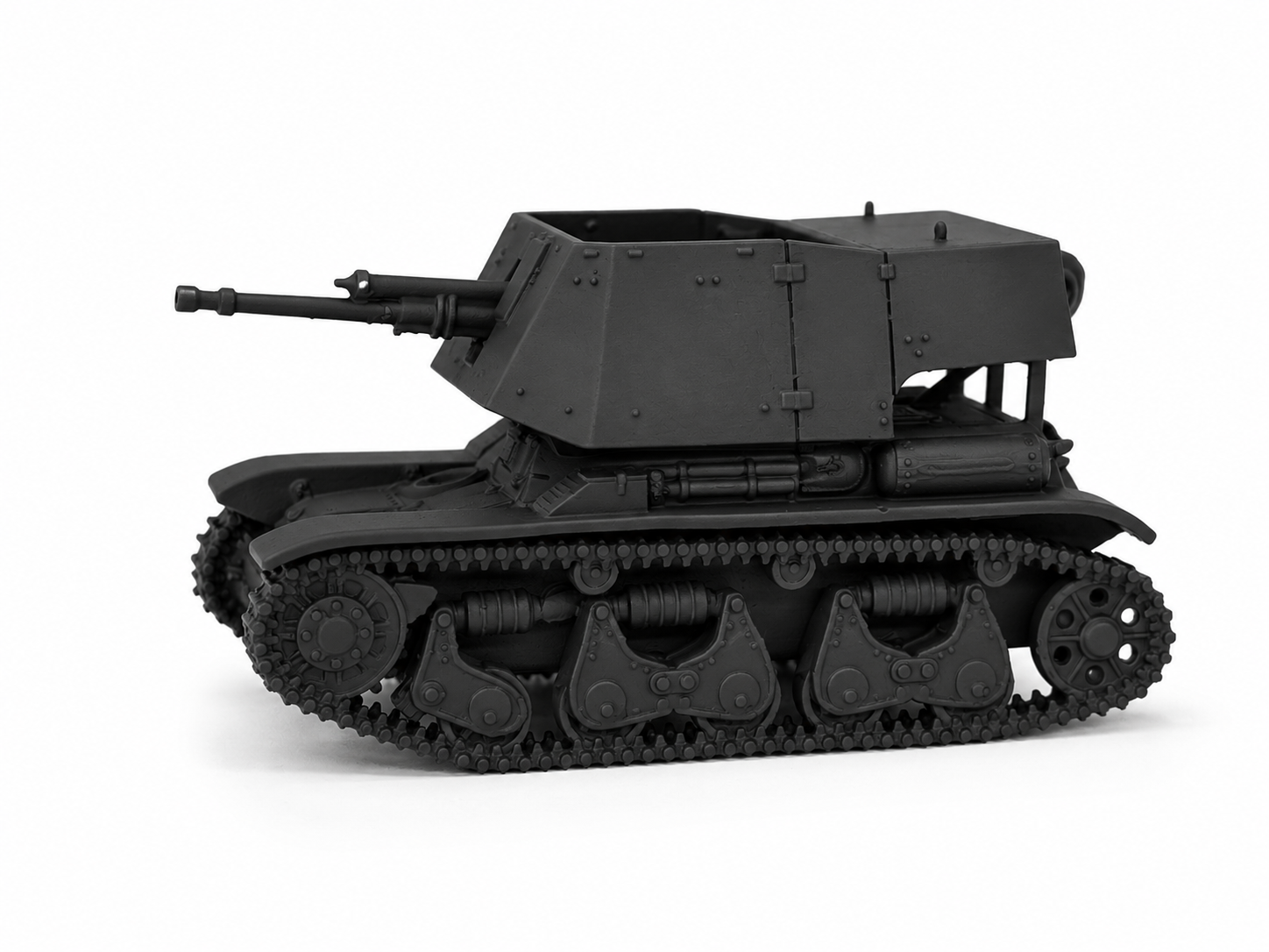 SSMODEL 1/200 Panzerjager 35R 4.7cm Pak anti-tank Resin MODEL KIT TSS2001516 — scale model kit