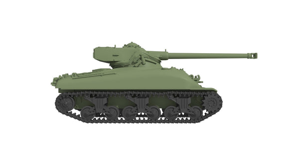 SSMODEL 1/700 M4A1 FL10 French medium tank resin model kit TSS7000356