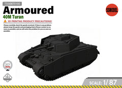 SSMODEL 1/87 40M Turan tank Resin Model Kit TSS0870195