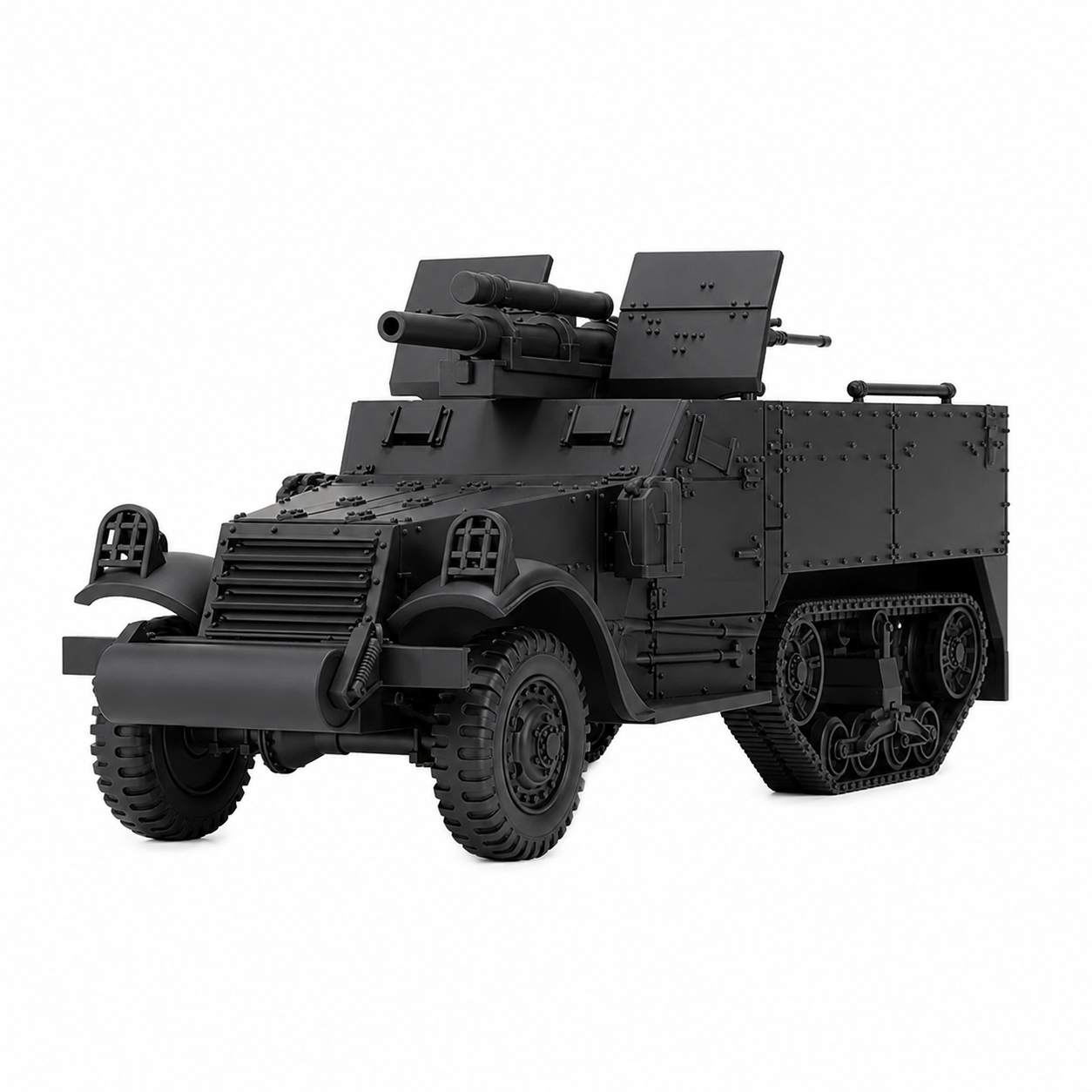 SSMODEL 1/56 Half-tracks T30 75mm HMC and T19 HMC Resin MODEL KIT TSS0561542 — scale model kit