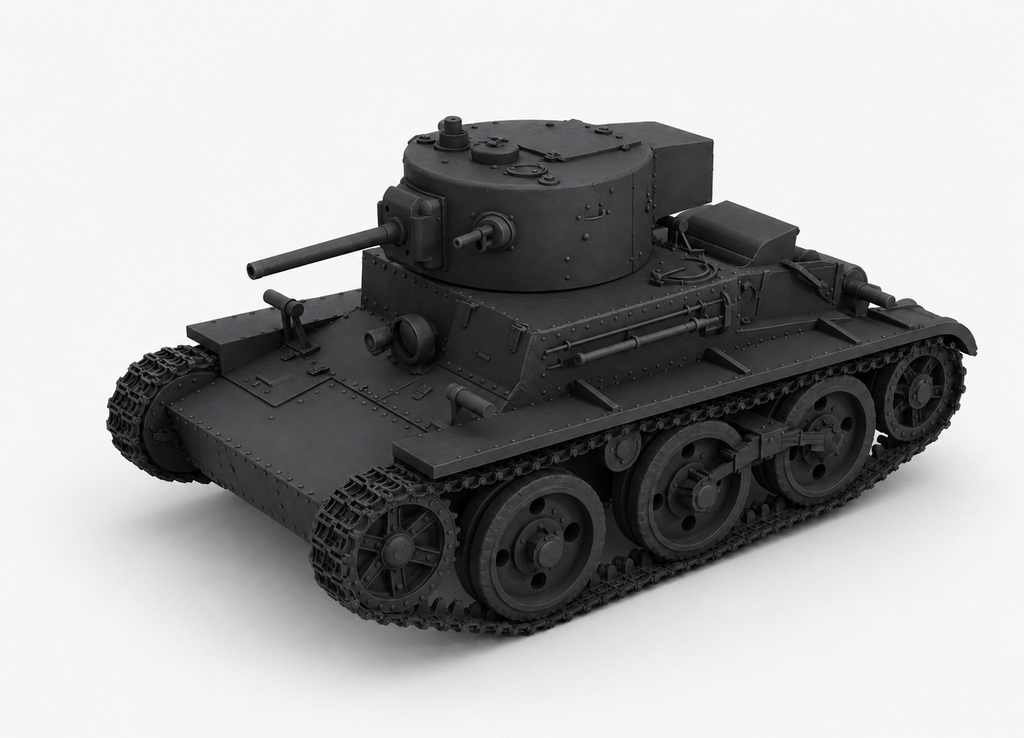 SSMODEL 1/350 KT-26 Soviet experimental light tank Resin Model Kit TSS3500056