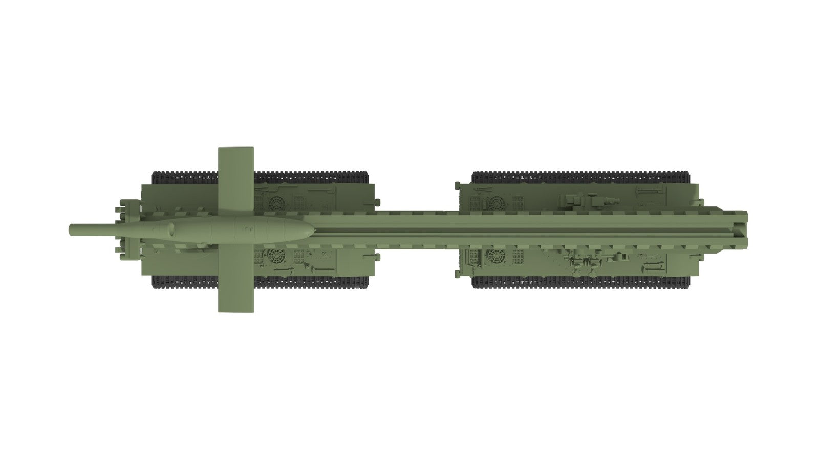 SSMODEL 1/350 V-1 auf E-100 Ausf.B German missile resin model kit TSS3500332 — detail view 6
