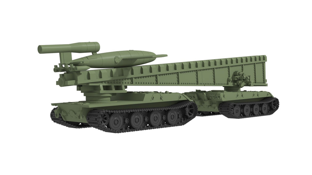 SSMODEL 1/700 V-1 auf E-100 Ausf.B German missile resin model kit TSS7000332