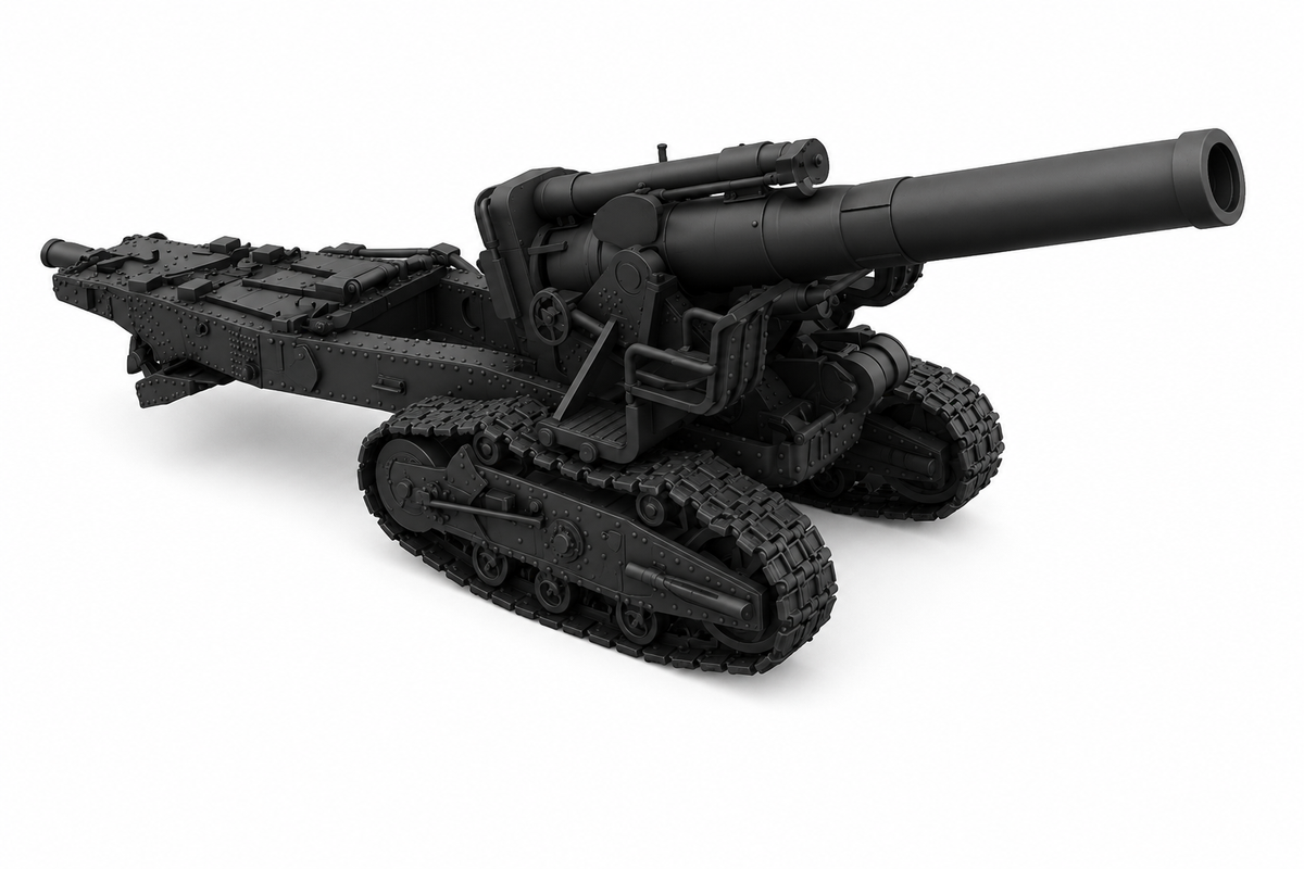 SSMODEL 1/220 280mm M1939 Br-5 Heavy Mortar Tank Resin MODEL KIT TSS2200010 — detail view 2