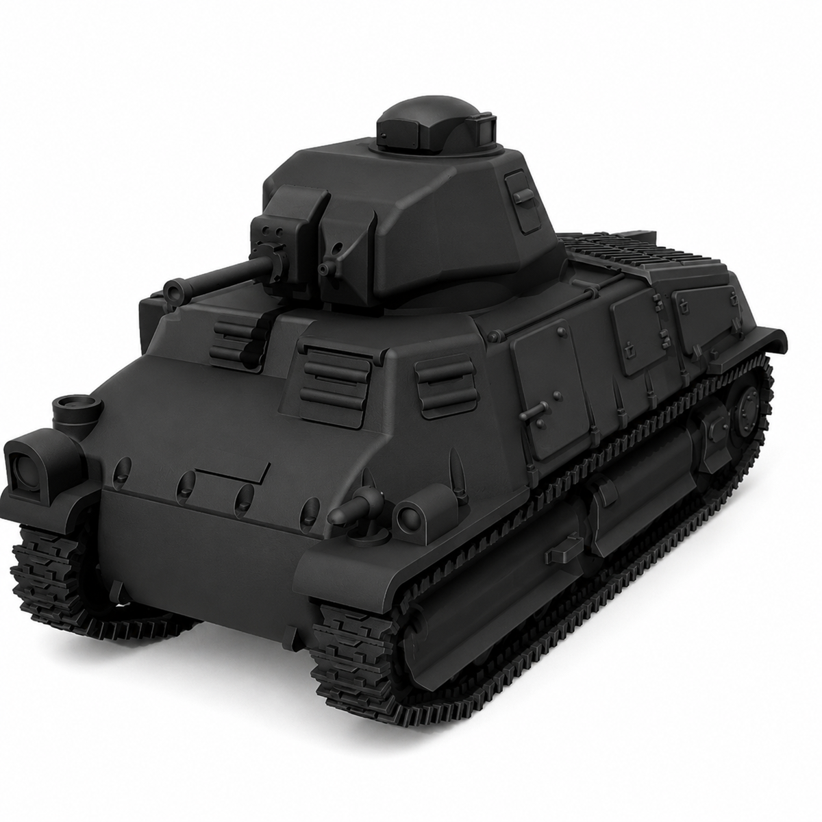 SSMODEL 1/350 Cavalry Tank Somua S-35 France Resin MODEL KIT TSS3500956 — scale model kit
