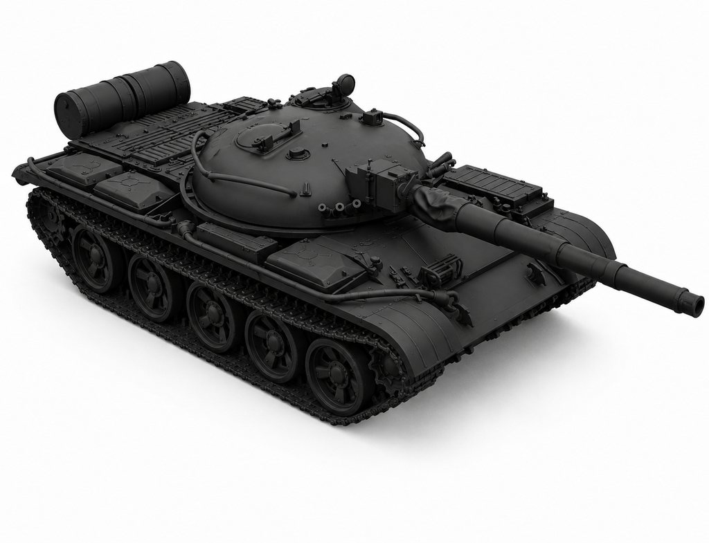 SSMODEL 1/350 T62 CN 120 GIAT French Main Battle Tank Resin Model Kit TSS3500355