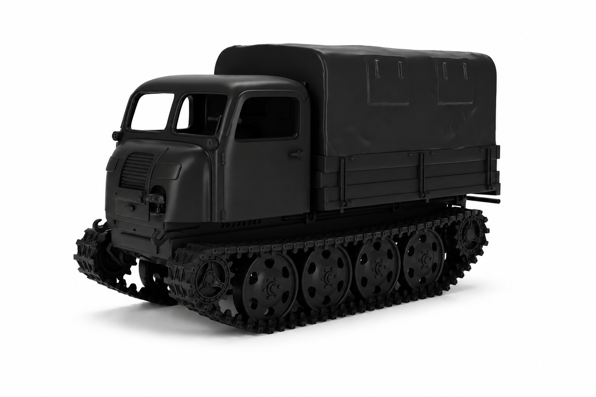 SSMODEL 1/350 Raupenschlepper Ost RSO Germany Resin MODEL KIT TSS3501425 — scale model kit