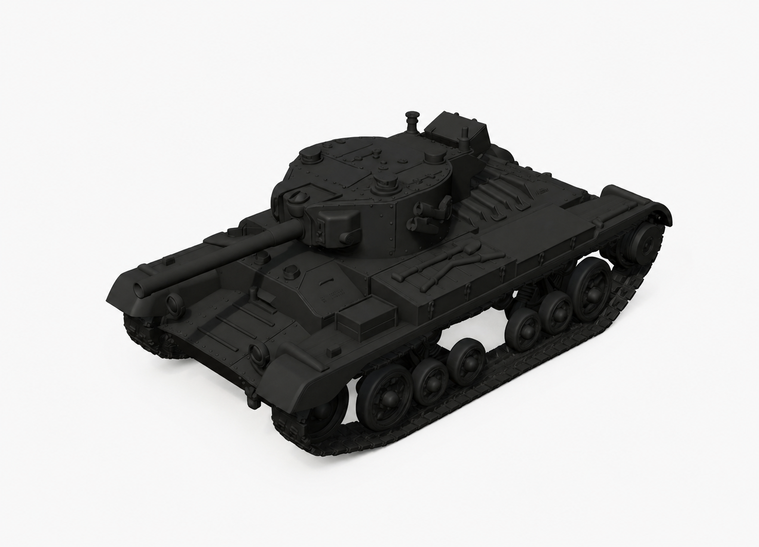 SSMODEL 1/350 Valentine Mk X XI UK Light Tank Resin MODEL KIT TSS3500213 — detail view 2