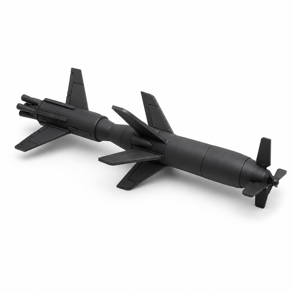 SSMODEL 1/350 Rheintochter R1 German AA-missile Resin MODEL KIT TSS3500443