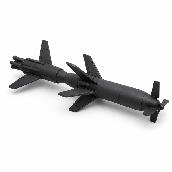 SSMODEL 1/350 Rheintochter R1 German AA-missile Resin MODEL KIT TSS3500443