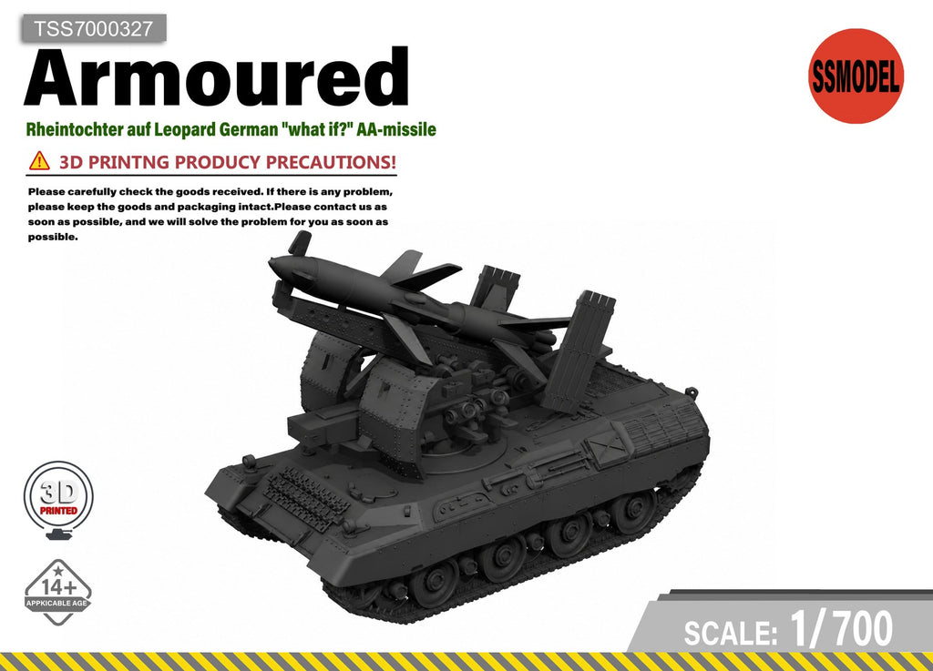 SSMODEL 1/700 Rheintochter Leopard German AA-missile resin model kit TSS7000327
