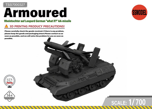 SSMODEL 1/700 Rheintochter Leopard German AA-missile resin model kit TSS7000327