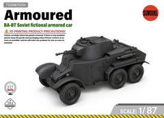 SSMODEL 1/87 BA-BT Soviet fictional armored Resin Model Kit TSS0870094