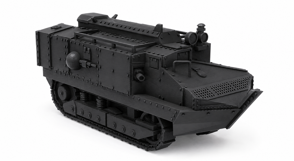 SSMODEL 1/56 Schneider CA-1 Spanish Civil War Tank Resin MODEL KIT TSS0560625