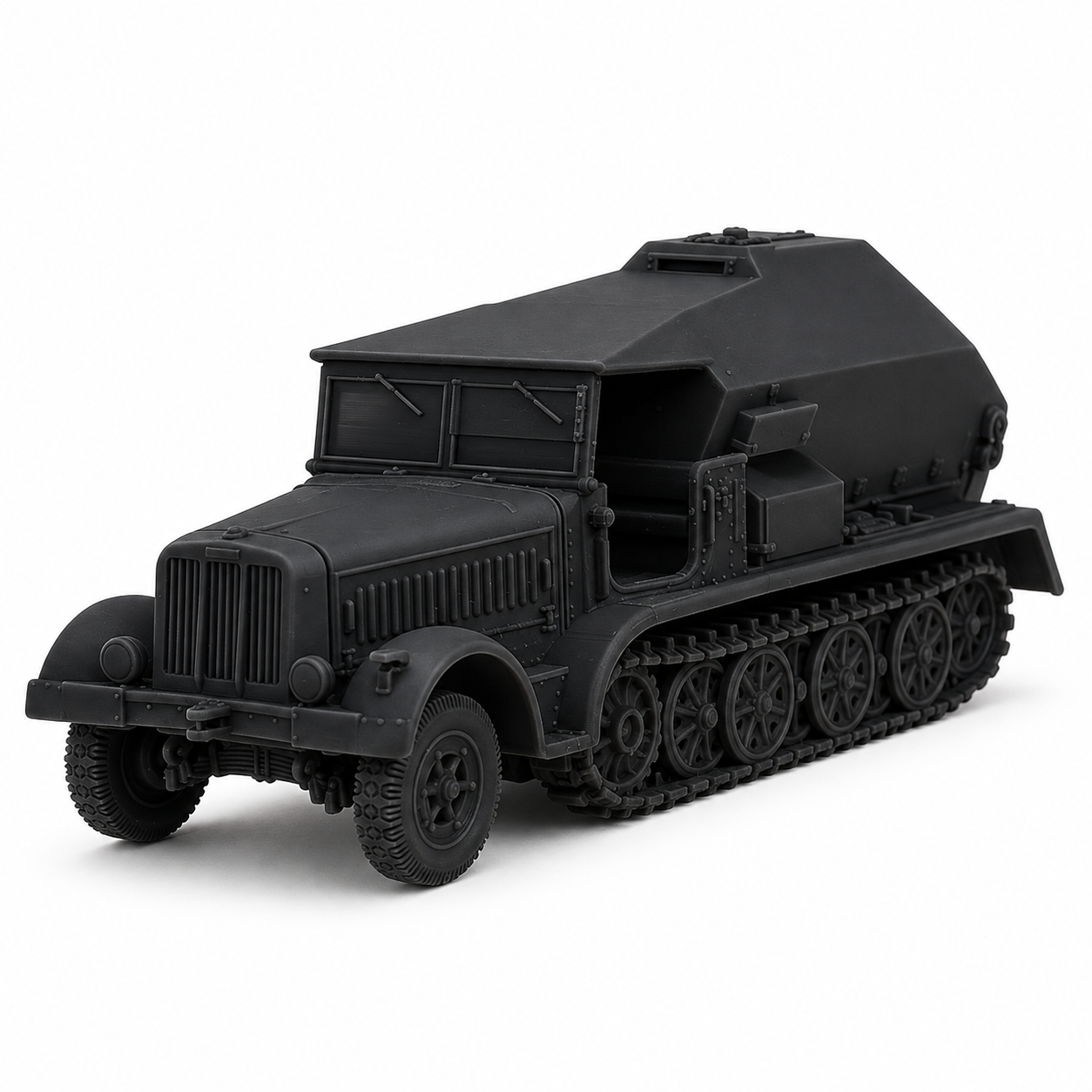SSMODEL 1/56 Sd.Kfz.7/3 Feuerleitpanzerfahrzeug Resin MODEL KIT TSS0560923 — scale model kit