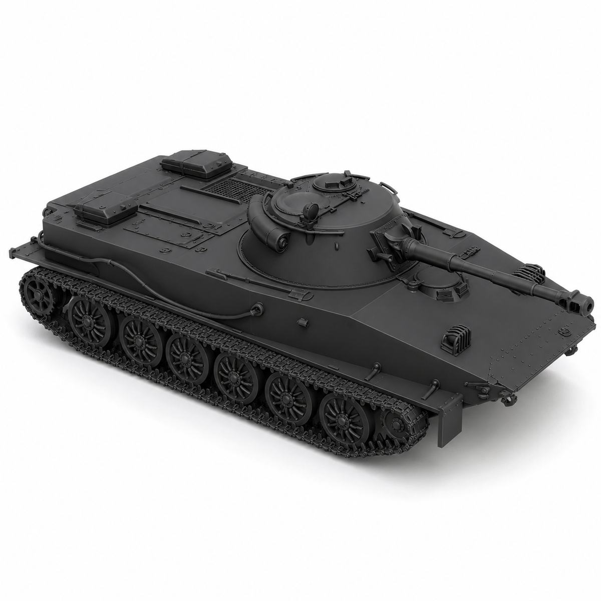 SSMODEL 1/120 PT-76 Soviet light amphibious tank Resin Model Kit TSS1200294 — detail view 2