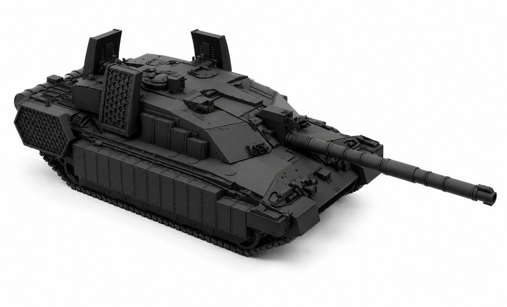 SSMODEL 1/350 Mirage Tank Allies Fictional MBT Tank Resin Model Kit TSS3500480