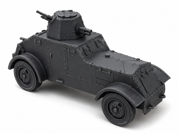 SSMODEL 1/700 Wz.29 Ursus Historic Concept Armored Vehicle Scale Kit TSS7000148