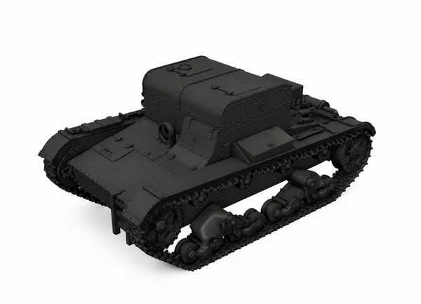 SSMODEL 1/700 T-26T tank Resin Model Kit TSS7000079