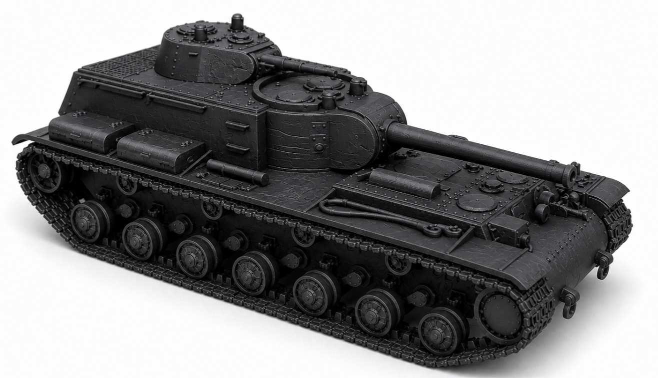 SSMODEL 1/350 KV-4 K tank Resin Model Kit TSS3500092 — detail view 2