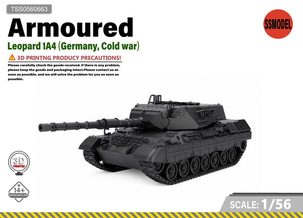SSMODEL 1/56Leopard 1A4 (Germany, Cold war) Tank Resin MODEL KIT TSS0560663