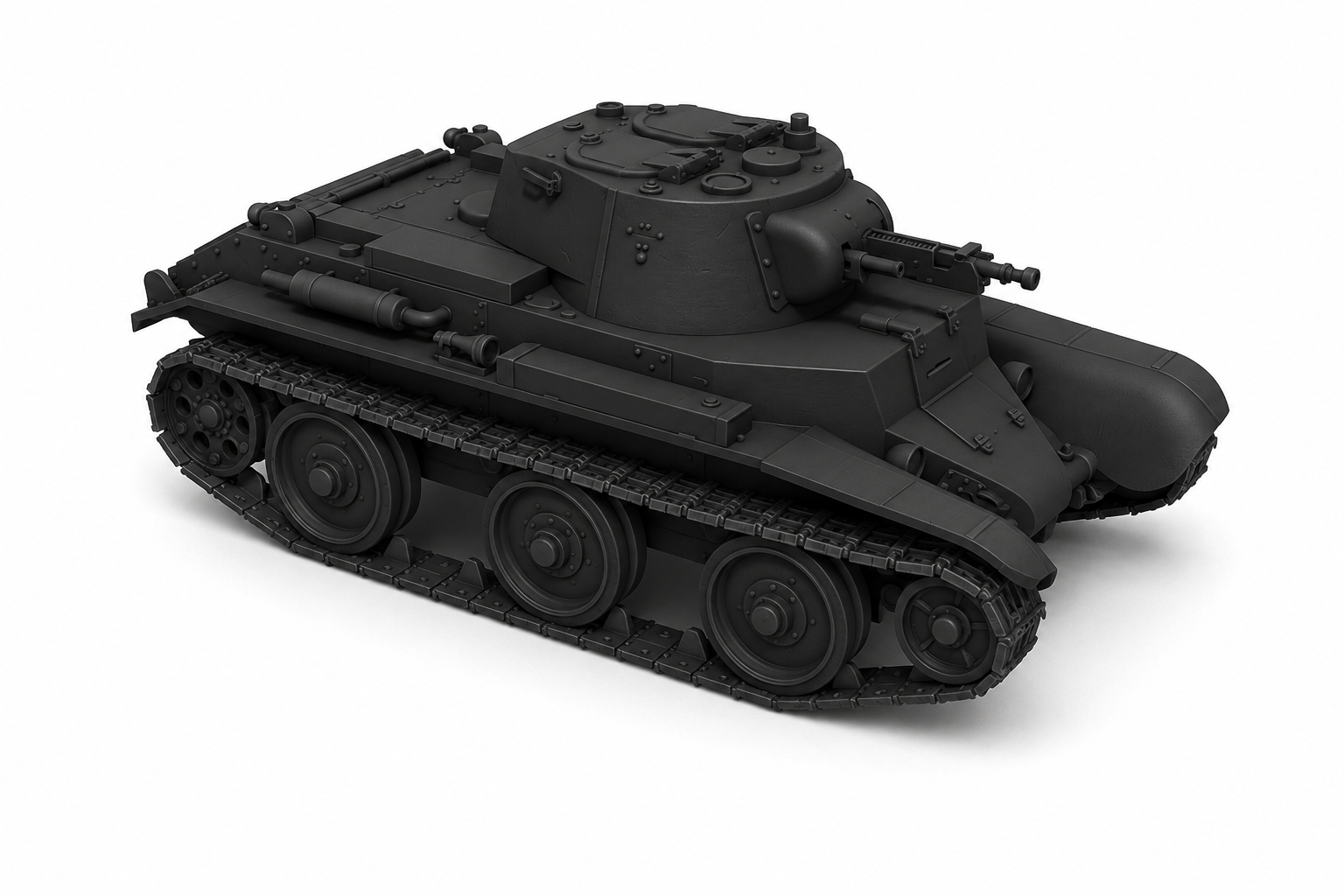 SSMODEL 1/350 BT-10R Soviet fictional recon tank resin model kit TSS3500496 — detail view 2