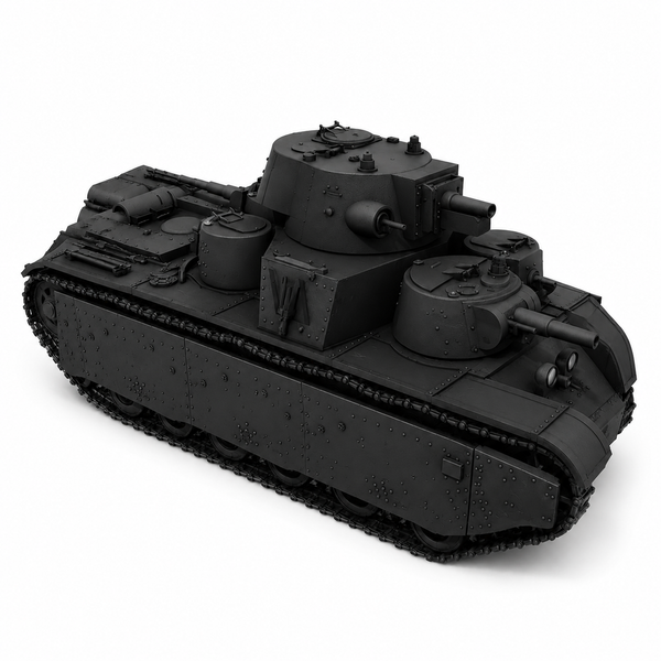 SSMODEL 1/350 T-35 mod 1939 Tank Resin MODEL KIT TSS3500520