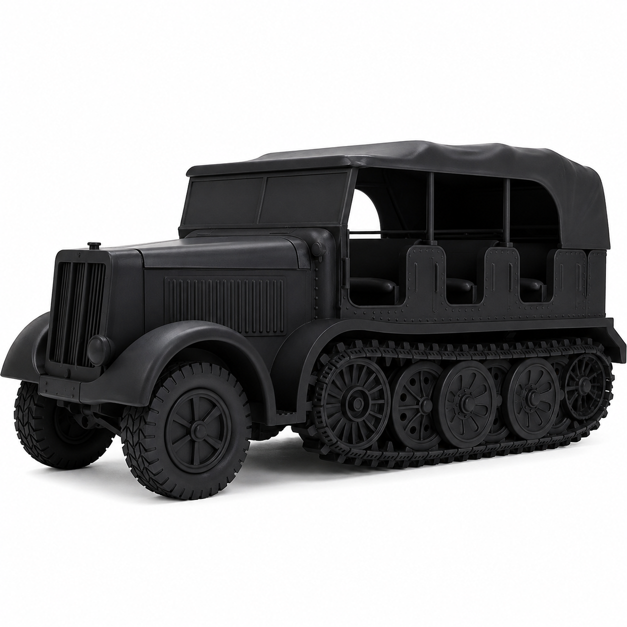 SSMODEL 1/56 Half-track Sd.Kfz.8 DB9 Zugkraftwagen12t Resin MODEL KIT TSS0560946 — scale model kit