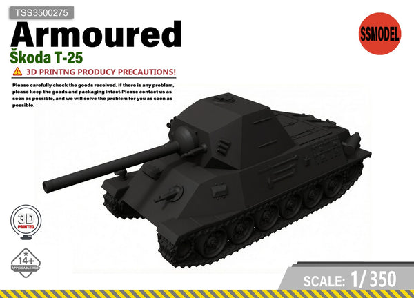 SSMODEL 1/350 T-25 tank Resin Model Kit TSS3500275