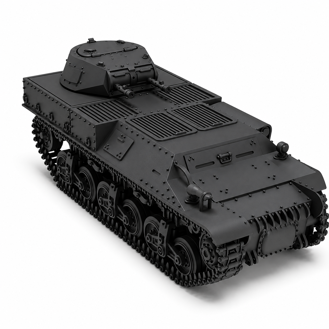 SSMODEL 1/160 Panzer I Turm auf Lorraine Schlepper f Resin Model Kit TSS1600911 — scale model kit