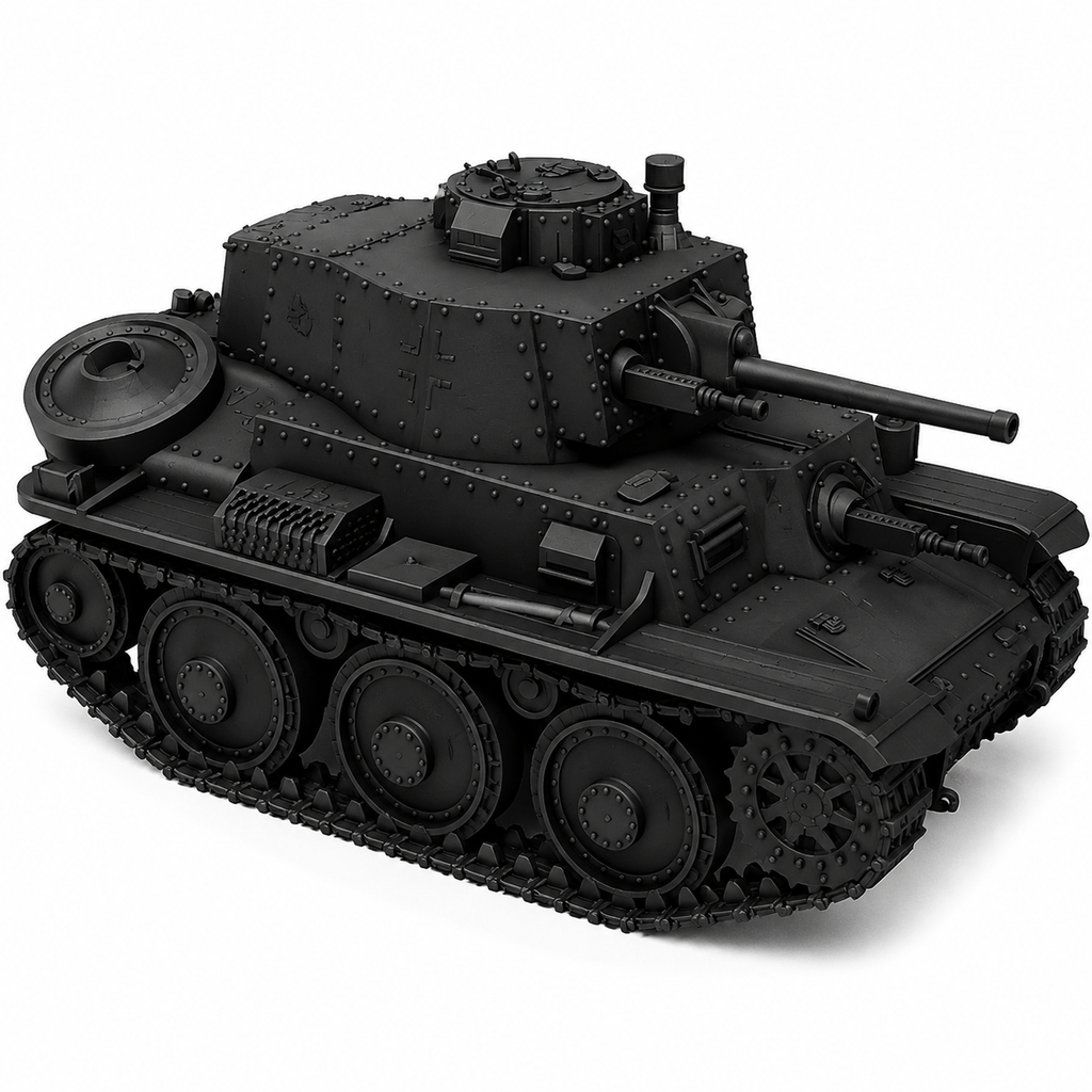 SSMODEL 1/350 Panzerkampfwagen 38(t)Tank Resin Model Kit TSS3500556