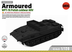SSMODEL 1/120 WPT-76 Polish Coldwar ARV Tank Resin Model Kit TSS1200383