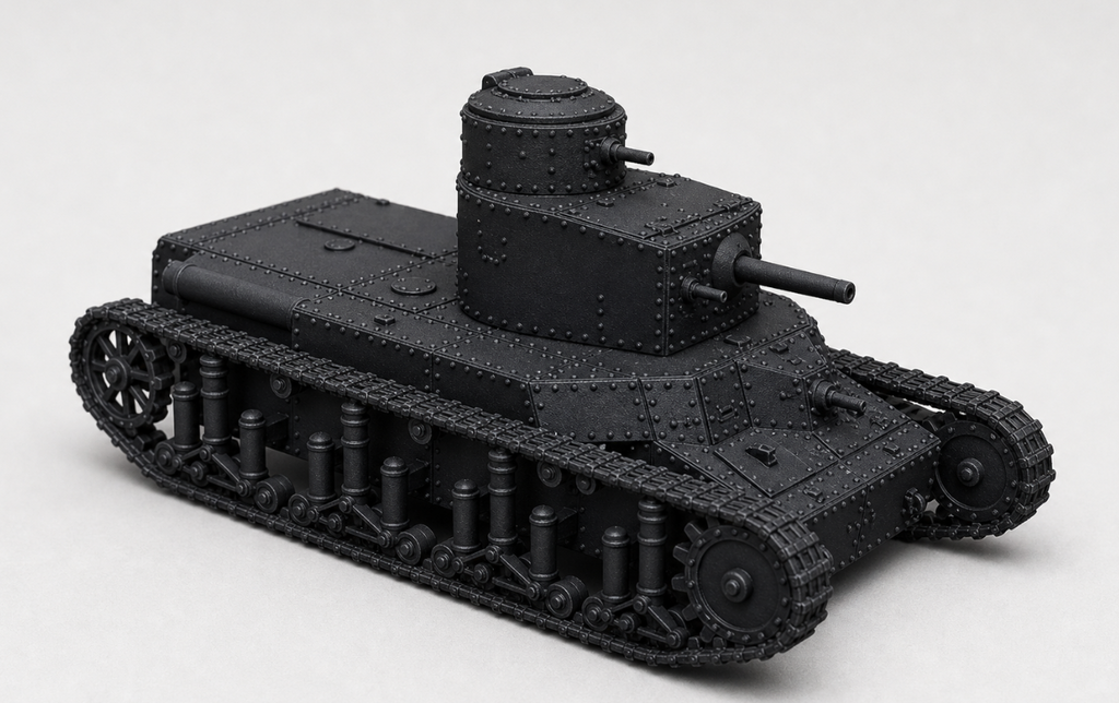 SSMODEL 1/350 T-24 Soviet Interwar Medium Tank Resin MODEL KIT TSS3500007