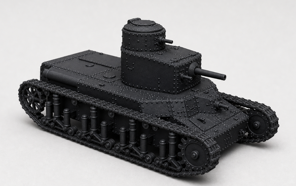 SSMODEL 1/350 T-24 Soviet Interwar Medium Tank Resin MODEL KIT TSS3500007