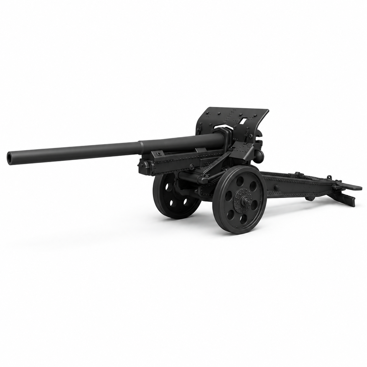 SSMODEL 1/200 Heavy field gun 15cm Kanone 16 Resin MODEL KIT TSS2001493 — scale model kit